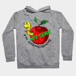 Apple invader fitness freak Hoodie